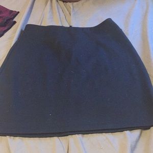 Pencil skirt black with zipper in back